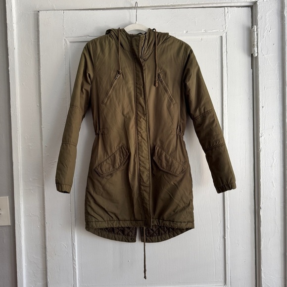 American Eagle Outfitters Jackets & Blazers - American Eagle Olive Green Women's Parka Coat XS